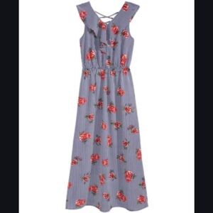 Monteau Striped Kids Dress, Sz 8